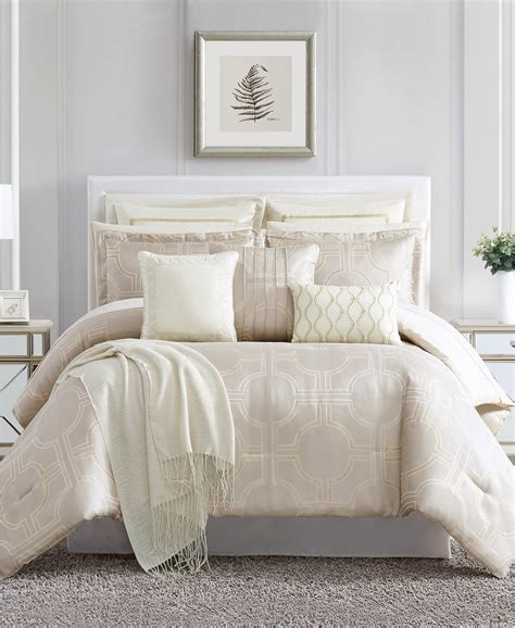 Buy down comforters down alternative comforters at macys.com! Saybrook 14 Piece Jacquard Design Bedding Comforter Set ...
