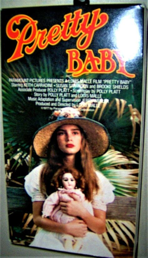 Brooke Shields Pretty Baby Vhs Movie 1988 Paramount Susan Sarandon