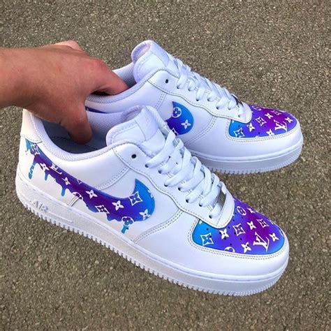 As your order is specific to you. Custom Louis Vuitton Shoes Royal Blue For Air Force 1 ...