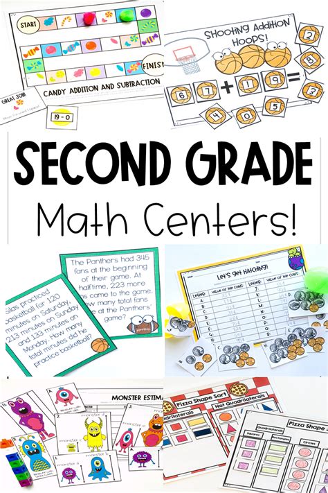 These Second Grade Math Centers And Activities Are A Great Way To