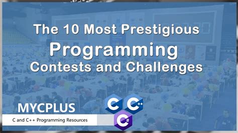 The 10 Most Prestigious Programming Contests And Challenges Youtube