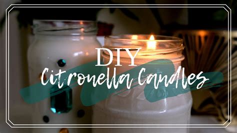 How To Make Diy Citronella Candles With Soy Wax And Essential Oil