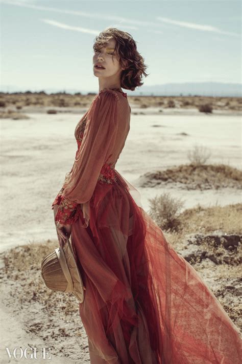 Distorted Reality By Dali Ma On Vogue Italia Desert Fashion Editorial Fashion Model
