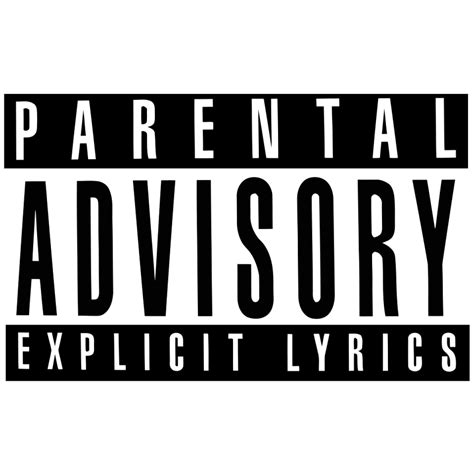 Parental Advisory Explicit Lyrics Png Transparents Stickpng