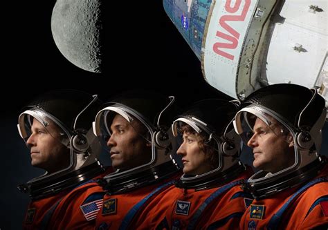 Artemis Ii Estes São Os Astronautas Que Irão Voar à Volta Da Lua