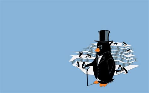 Fond Décran Les Pingouins Minimalisme Humour 1440x900 Notreya