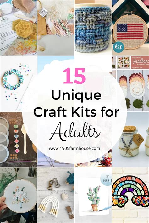 15 Unique Craft Kits For Adults Diy Kits T Unique Crafts Monthly