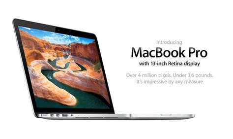 Apple Announces 13 Inch Macbook Pro With Retina Display