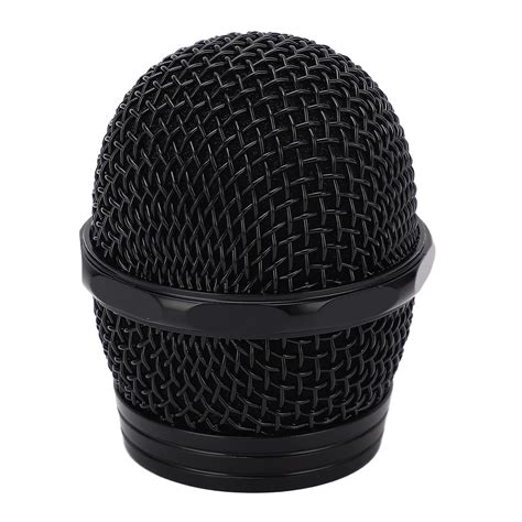 Microphone Ball Head Mesh Grill Stainless Steel Replacement Microphone