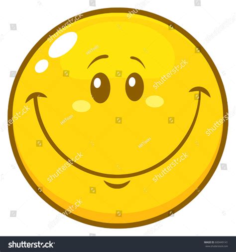 Happy Cartoon Smiley Face Emoji Vector 库存矢量图（免版税）600449141 Shutterstock
