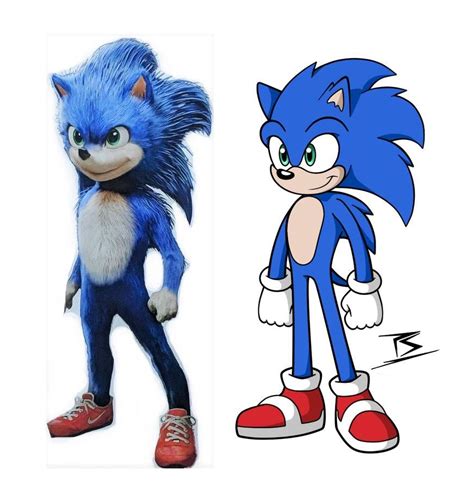 Sonic Movie Design Fixed By Sarkenthehedgehog On Deviantart Sonic