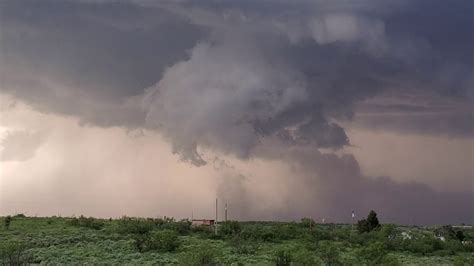Mesocyclone Supercell Texas Panhandle June 18th 2019 Youtube