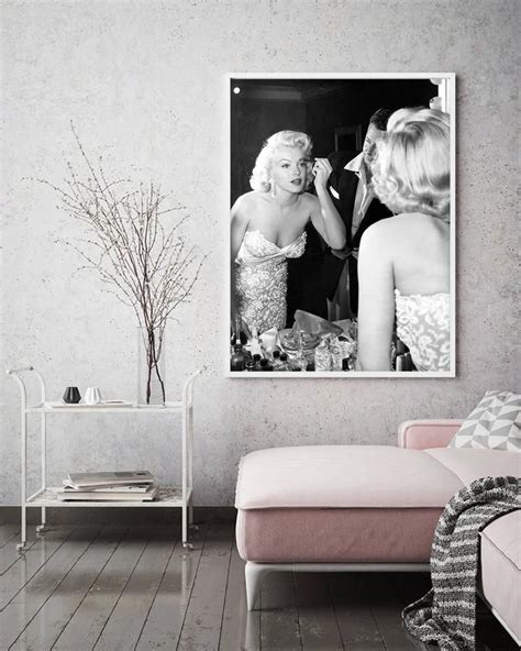 Marilyn Monroe Wall Art Marilyn Monroe Photograph Makeup Etsy