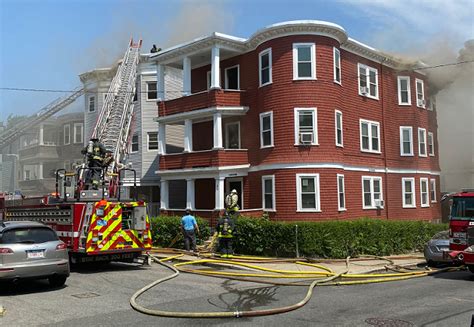 Boston Seven Alarm Fire Damages Five Buildings In Dorchester FirefighterNation Fire Rescue