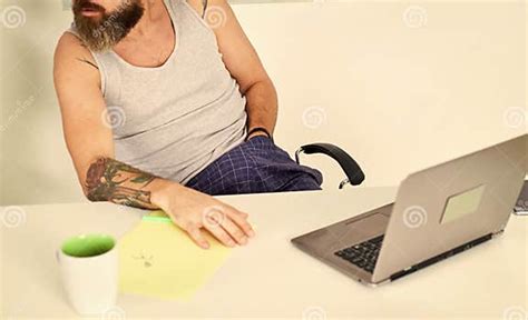 touching himself unrecognizable man watching and masturbating online video digital world