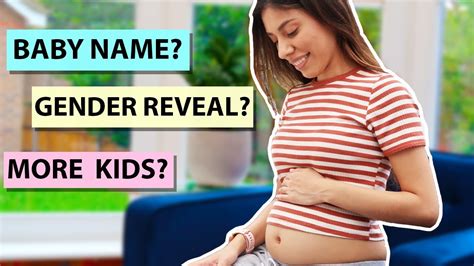 Gender Reveal Baby Name More Kids Pregnancy Qanda Youtube