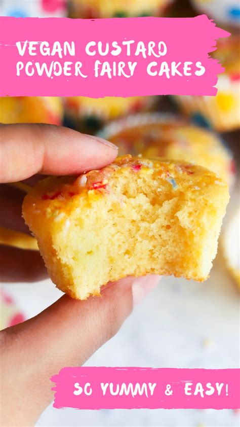 Serve it warm with the creamy 5 ingredient vegan custard. Vegan Custard Powder Fairy Cakes | Recipe | Custard powder ...