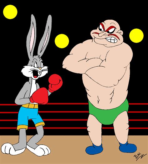 Bugs Bunny Vs The Crusher Looney Tunes Cartoons Looney Tunes Bugs Bunny
