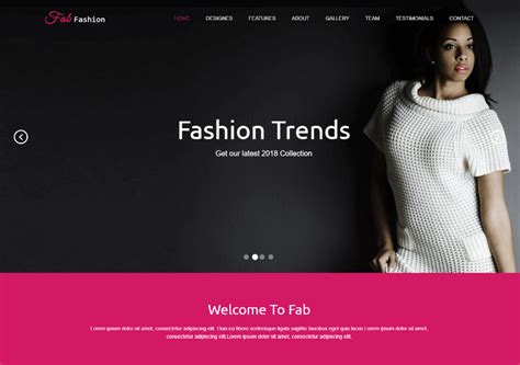 30 Best Free Fashion Html Website Templates 2024