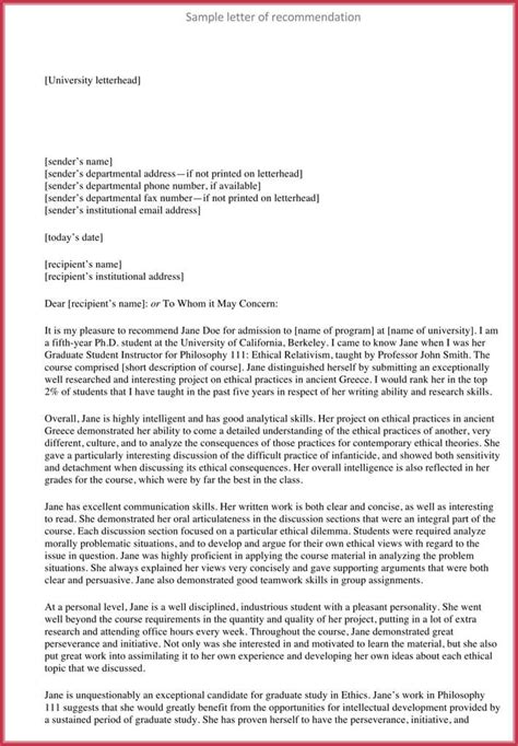 formal reference letter  sample letters examples  formats