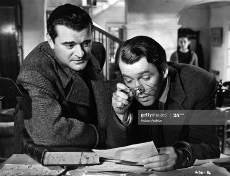 James Stewart And Jack Hawkins In A Scene From The Film No Highway