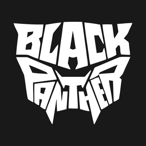 Black Panther Typography Logo Black Panther T Shirt Teepublic