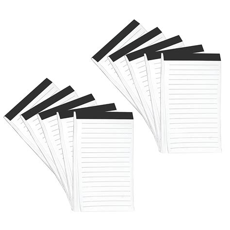 Dahsha 10 Pack Writing Notepad 30 Pages For Office Home Shop School