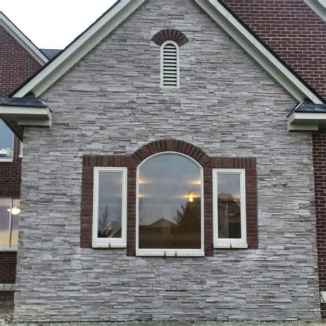 Check spelling or type a new query. Cultured stone dry stacked with a thin brick frame around ...