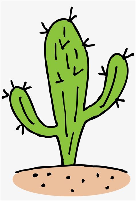 Cactus Clipart Single Cactus In Desert Clipart Transparent Png