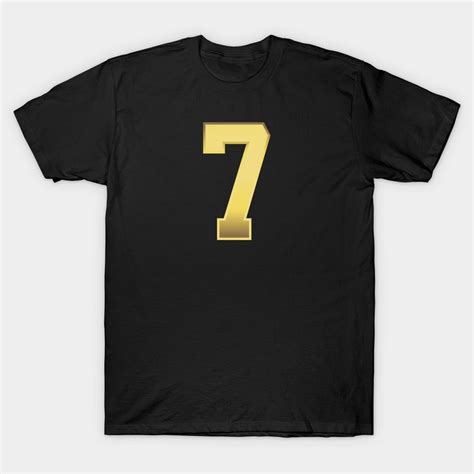 Number 7 T Shirt Trendy And Stylish