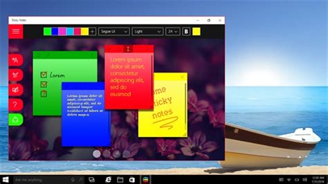 You can only create notes which stick through every screen. Sticky Notes Pro for Windows 10 PC & Mobile free download | TopWinData.com
