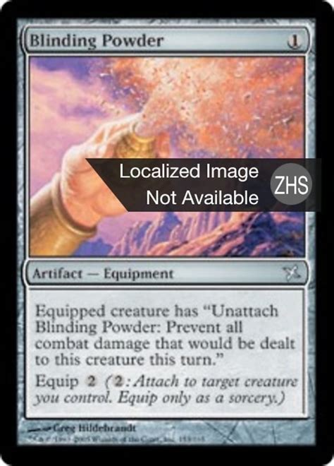 Blinding Powder · Betrayers Of Kamigawa Bok 153 · Scryfall Magic The