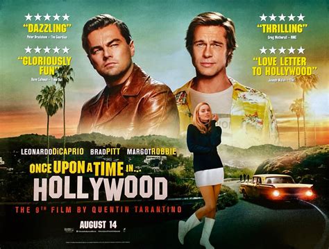 original once upon a time in hollywood movie poster quentin tarantino
