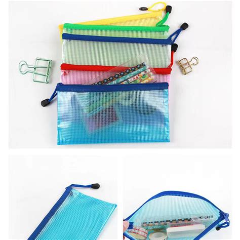 Mesh Zipper Pouch Waterproof Zipper Bags Waterproof Plastic Document
