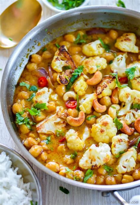Chickpea Cauliflower Curry Recipe Chefdehome Com