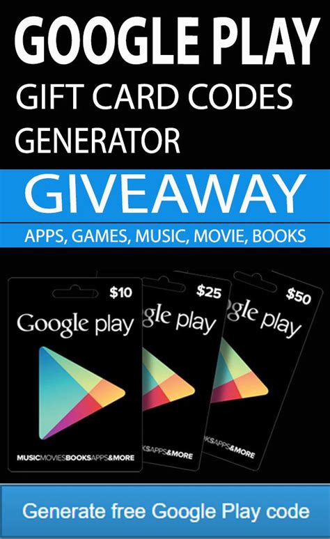 Free Google Play Gift Card Google Play Codes Generator In Google Play Gift Card Amazon