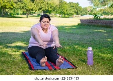 Fat Indian Woman Standing Cross Arm Stock Photo Shutterstock