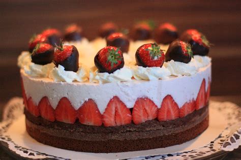 Süße sünden Erdbeer-Schoko-Torte