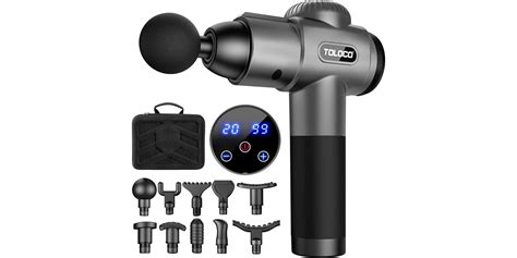 Tolocos Percussion Massage Gun Falls To 70 In Multiple Colors At Amazon 42 Off