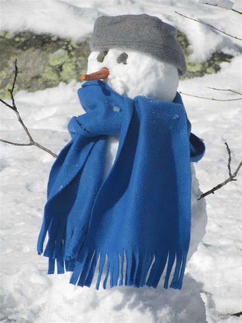 Snowmanwintersnowhappyhat Free Image From