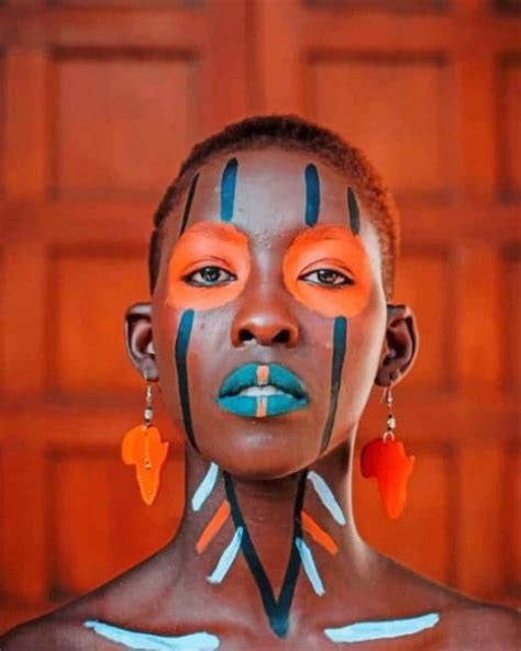Tribal African Face Paint By Numbers Paint By Numbers