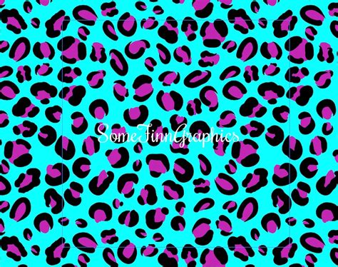 Neon Cheetah Print Seamless Pattern Animal Print Hot Pink Etsy Uk