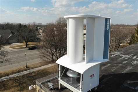 Aeromines Bladeless Wind Turbines Are Designed For Rooftops