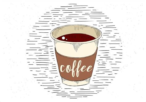 Free Hand Drawn Vector Cup Of Coffee Illustration 159541 Vector Art At