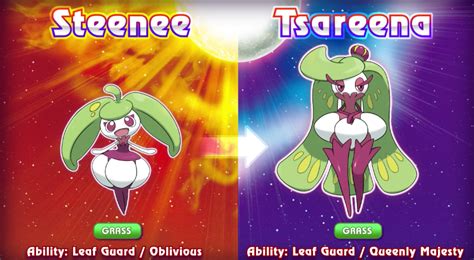 Check spelling or type a new query. Pokemon Tsareena X Reader - Bounsweet Steenee And Tsareena ...