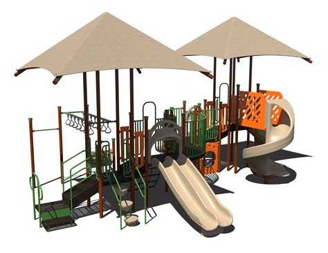 Serpentine Play System Commercial Playground Equipment Pro