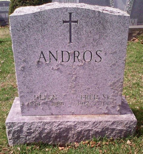 Frederick Alfred Fred Andros Sr 1912 2001 Find A Grave Memorial