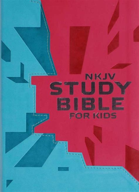 Nkjv Study Bible For Kids Teal And Pink Pu Cover Lifesource