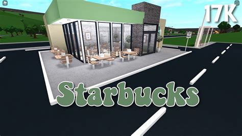 No Gamepasses Starbucks Town Series Bloxburg Speedbuild Youtube