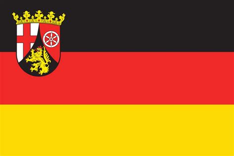 It covers 19,846 km 2 (7,663 sq mi) and has about 4.05 million residents. Fahne Rheinland-Pfalz 160 g/m² | www.flaggenmeer.de